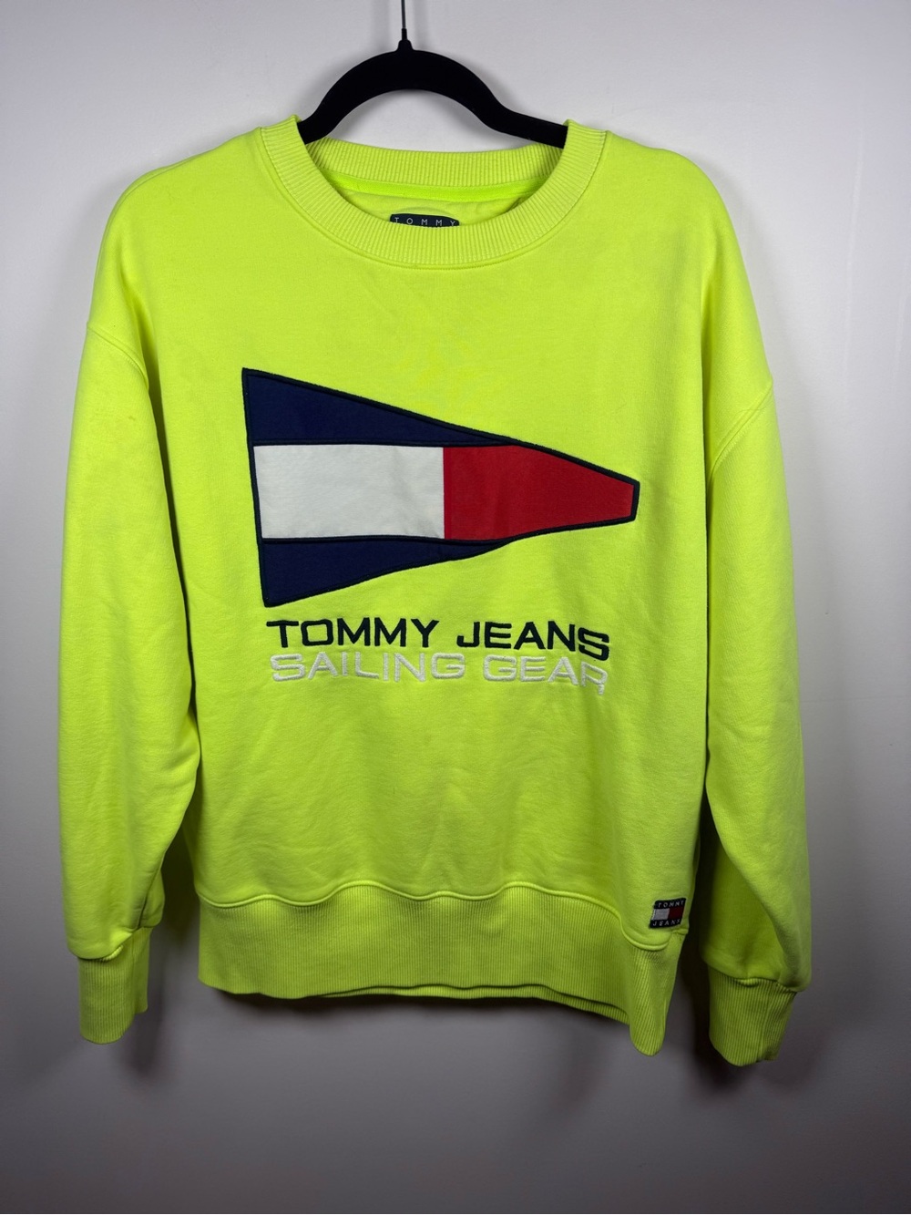 TOMMY JEANS | Sailing Neon Sweatshirt Size S